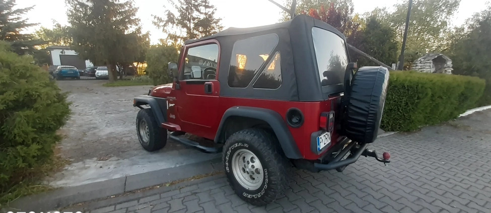 Jeep Wrangler cena 52000 przebieg: 220000, rok produkcji 1998 z Gniezno małe 211